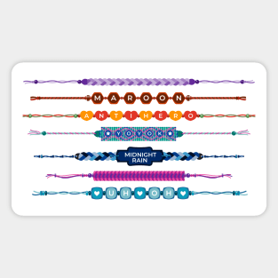 Midnight Friendship Bracelets Magnet